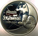 10 zł złotych 2000 Solidarność 1980 SREBRO