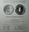 Kanada 1 dolar 1977 Jubileusz Elżbiety II Srebrne Dolary Kanadyjskie SREBRO