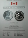 Kanada 1 dolar 1979 Żaglowiec Gryf Srebrne Dolary Kanadyjskie SREBRO