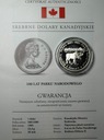 Kanada 1 dolar 1985 100 lat Parku Narodowego Srebrne Dolary Kanadyjskie