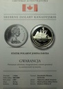 Kanada 1 dolar 1987 Statek Polarny Johna Davisa Srebrne Dolary Kanadyjskie
