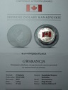 Kanada 25 Dolarów 2015 Kanadyjska Flaga SREBRO