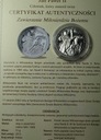 Jan Paweł ll Zawierzenie Miłosierdziu Bożemu SREBRO