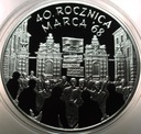 10 zł złotych 2008 MARZEC 1968 40 rocznica marca '68 SREBRO