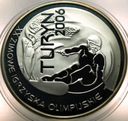 10 zł złotych 2006 Turyn Igrzyska Olimpiada Snowboard SREBRO