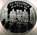 10 zł złotych 2008 MARZEC 1968 40 rocznica marca '68 SREBRO
