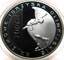 10 zł złotych 2006 Turyn Igrzyska Olimpiada Łyżwiarstwo SREBRO (nr 2)
