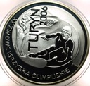 10 zł złotych 2006 Turyn Igrzyska Olimpiada Snowboard SREBRO (nr 1)