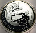 10 zł złotych 2006 Turyn Igrzyska Olimpiada Snowboard SREBRO (nr 2)