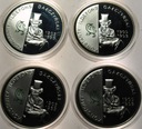LOT 4 x 10 zł złotych 2005 Konstanty Ildefons Gałczyński SREBRO