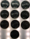 LOT 10 x 10 zł złotych 2005 60 roczni zakończenia II Wojny Światowej SREBRO