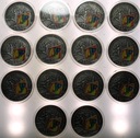 LOT 14 x 10 zł złotych 2004 ASP Akademia Sztuk Pięknych SREBRO