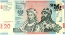 2016 20 zł złotych CHRZEST 1050 rocznica Chrztu Polski banknot