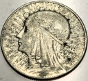 5 zł złotych 1933 Głowa Kobiety Polonia Babka SREBRO