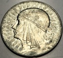 5 zł złotych 1934 Głowa Kobiety Polonia Babka SREBRO