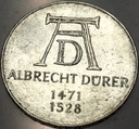 Niemcy 5 Marek 1971 D Albrecht Durer SREBRO