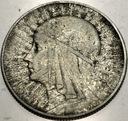5 zł złotych 1932 Głowa Kobiety Polonia Jadwiga Babka SREBRO