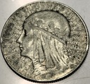 5 zł złotych 1934 Głowa Kobiety Polonia Jadwiga Babka SREBRO