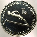 200 zł złotych 1980 Lake Placid BEZ ZNICZA SREBRO