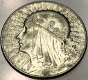 5 zł złotych 1933 Głowa Kobiety Polonia Babka SREBRO