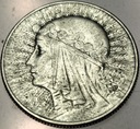 5 zł złotych 1934 Głowa Kobiety Polonia Babka SREBRO