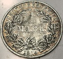 Niemcy 1 marka 1914 SREBRO