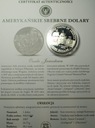 USA 1 dolar dollar 2007 Osada Jamestown Founding Amerykańskie Dolary SREBRO