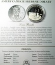 USA 1 dolar dollar 2009 Louis Braille Amerykańskie Srebrne Dolary SREBRO