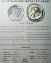 USA 1 dolar Peace dollar 1922 Dolar Pokoju Amerykańskie Dolary SREBRO