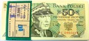 Paczka ~100 x 50 zł złotych ŚWIERCZEWSKI seria HE
