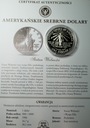 USA 1 dolar dollar 1986 Statua Wolności Ellis Island Srebrne Dolary SREBRO
