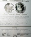 USA 1 dolar dollar 1991 Mount Rushmore National Memorial Dolary SREBRO