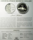 USA 1 dolar dollar 1993 James Madison Amerykańskie Srebrne Dolary SREBRO