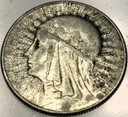 5 zł złotych 1933 Głowa Kobiety Polonia Jadwiga Babka SREBRO
