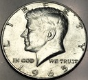 USA 1/2 Dolara 1965 Half Dollar Liberty JFK John F Kennedy SREBRO