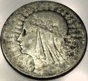 10 zł złotych 1932 Głowa Kobiety Polonia Jadwiga Babka SREBRO