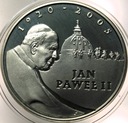 10 zł złotych 2005 Jan Paweł II 1920 2005 SREBRO