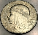 5 zł złotych 1934 Głowa Kobiety Polonia Jadwiga Babka SREBRO