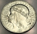 10 zł złotych 1933 Głowa Kobiety Polonia Jadwiga Babka SREBRO