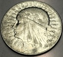 5 zł złotych 1933 Głowa Kobiety Polonia Jadwiga Babka SREBRO (nr1)