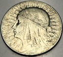 5 zł złotych 1934 Głowa Kobiety Polonia Jadwiga Babka SREBRO