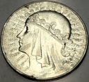 10 zł złotych 1933 Głowa Kobiety Polonia Jadwiga Babka SREBRO