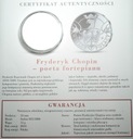 Medal Fryderyk Chopin Wielcy Polacy SREBRO