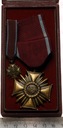 BRĄZOWY Krzyż Zasługi PRL Medal Odznaczenie MINIATURKA PUDEŁKO