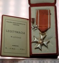 Krzyż KAWALERSKI Order Odrodzenia Polski Polonia Restituta 1944 Odznaczenie