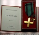 Krzyż Partyzancki Medal Odznaczenie LEGITYMACJA MINIATURKA PUDEŁKO