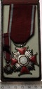 SREBRNY Krzyż Zasługi PRL Medal Odznaczenie MINIATURKA PUDEŁKO