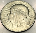 5 zł złotych 1932 Głowa Kobiety Polonia Jadwiga Babka SREBRO
