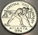 2 zł złote 1995 Atlanta 1996 Zapasy Igrzyska Olimpiada