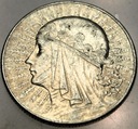 5 zł złotych 1933 Głowa Kobiety Polonia Jadwiga Babka SREBRO